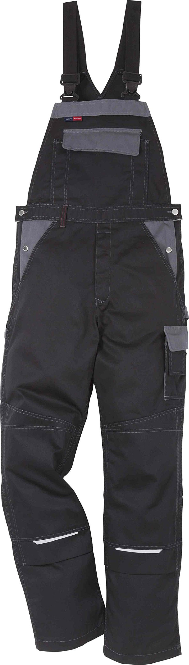 Kansas Latzhose ICON Hose Schwarz/grau 62