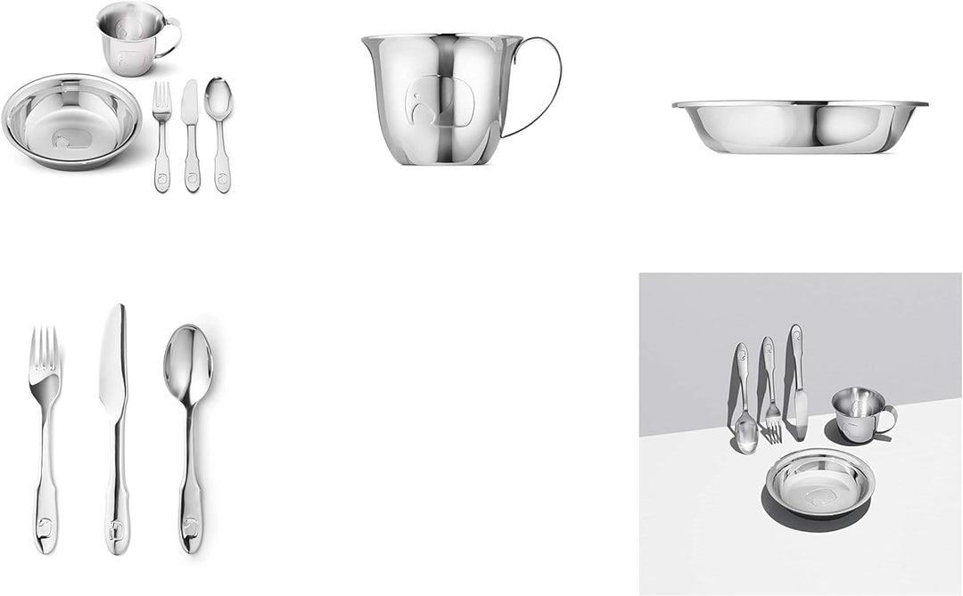 Georg Jensen Elephant Child Set, 5 Pcs
