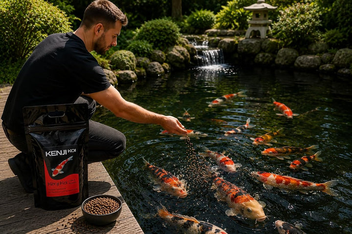 KENJI KOI Color & Growth 5kg 6mm Farbfutter & Wachstumsfutter High Growth & Color Koifutter Teichfis