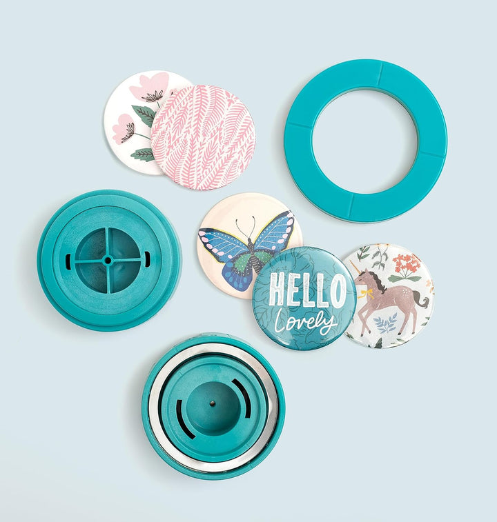 AMERICAN CRAFTS / WE R MEMORY Knopfleiste, gross 661081 Grösse L (58 Mm), Grösse L (58 Mm)