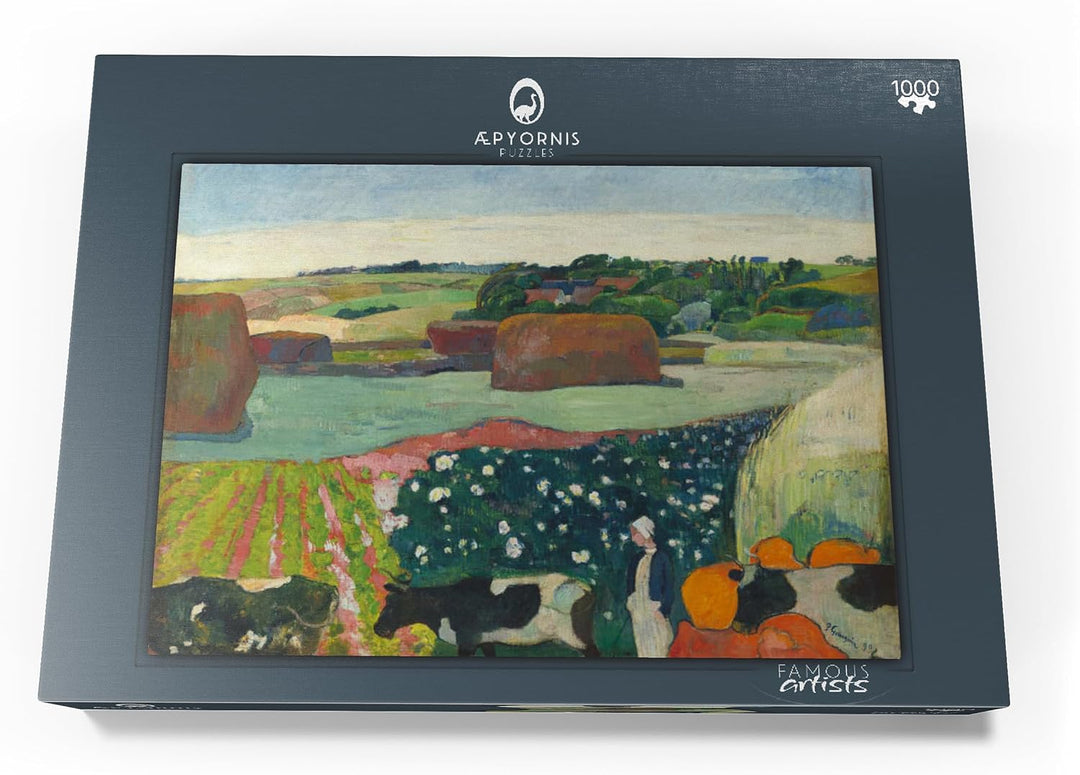 Haystacks in Brittany (1890) by Paul Gauguin - Premium 1000 Teile Puzzle - MyPuzzle Sonderkollektion