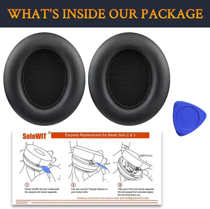 SOULWIT Lammfell Ersatz Ohrpolster für Beats Studio Pro Wireless Noise Cancelling Kopfhörer, Ersatzp