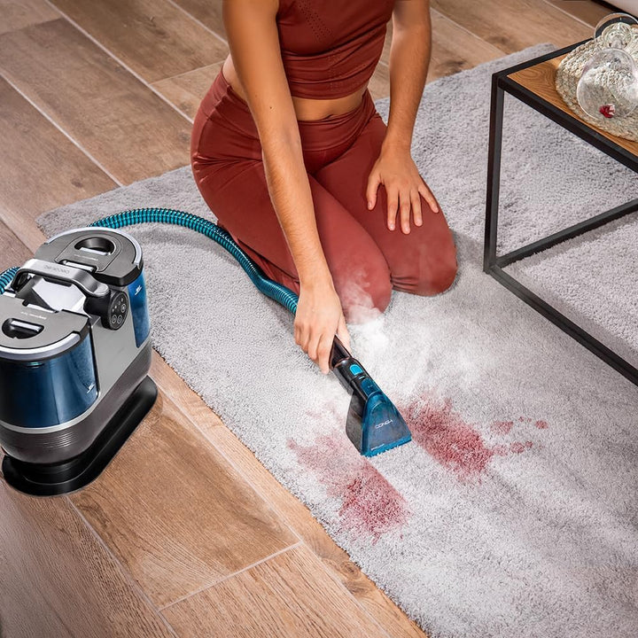Cecotec Carpet&Spot Clean Dampfreiniger für Teppiche und Polster mit Kabel Conga 7000, max. 1700 W,