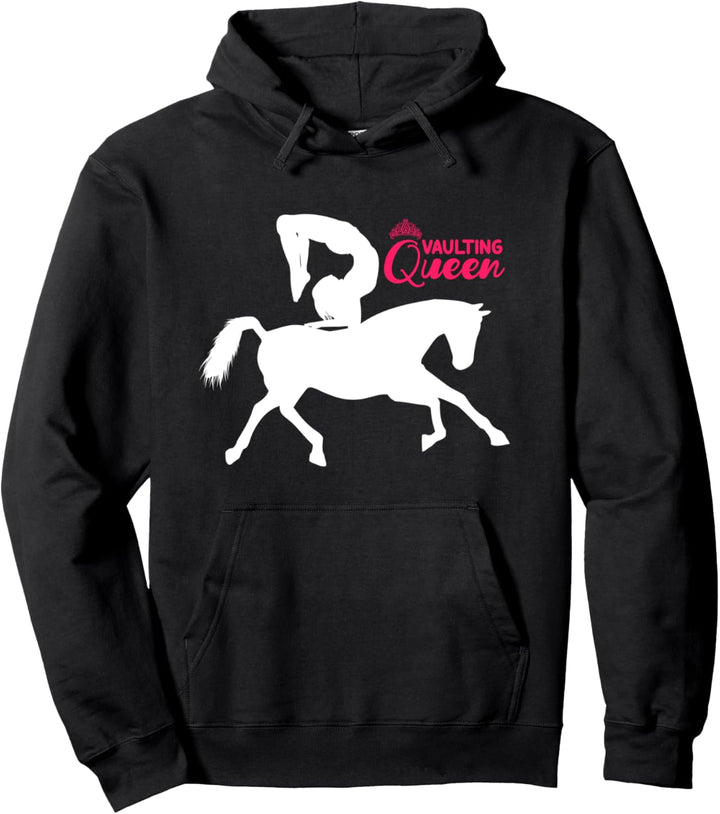 Pferd Pferdesport Voltigieren Volti Reiten Reiterin Geschenk Pullover Hoodie