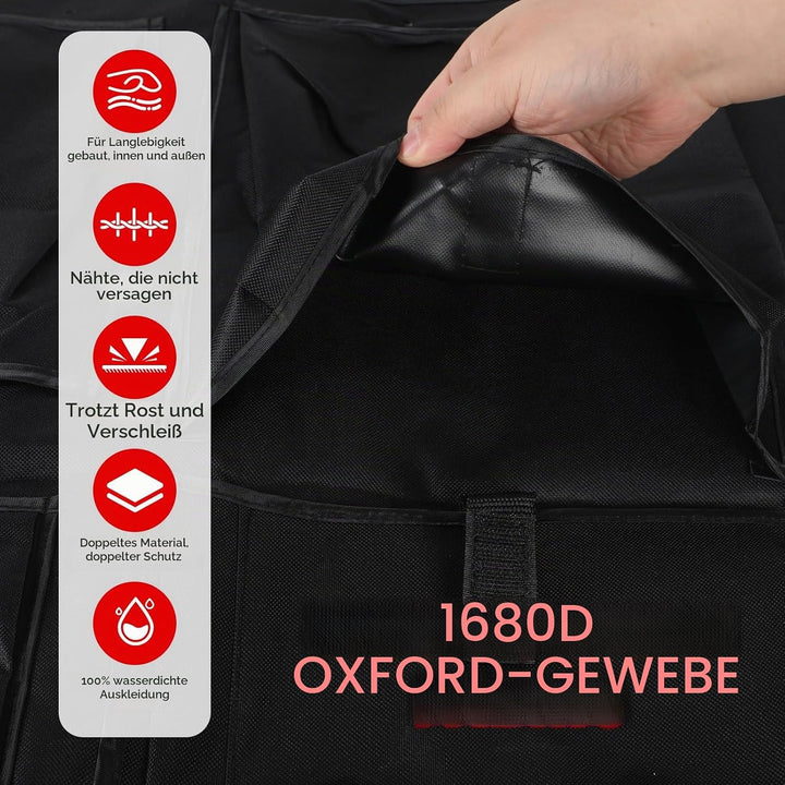 Scheunentor-Aufbewahrungsorganizer kompatibel mit VW T4 1990-2003, 2 Pcs Scheunentür Lagerorganisato