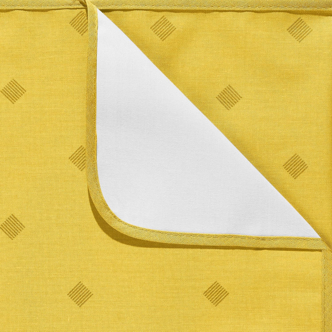 Erwin Müller abwaschbare Tischdecke, Tischwäsche Neuss im Rautendesign, gelb Grösse 130x170 cm - acr