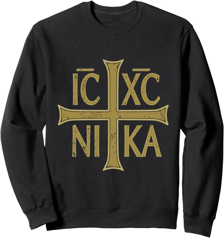 IC XC NIKA Kreuz Christogramm orthodox Ostchristentum Sweatshirt