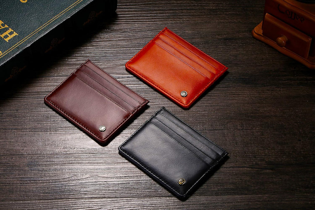 Cronus &amp; Rhea® | Luxus Kartenhalter aus exklusivem Leder (Argos) | Kartenetui - Kreditkartenetui - K