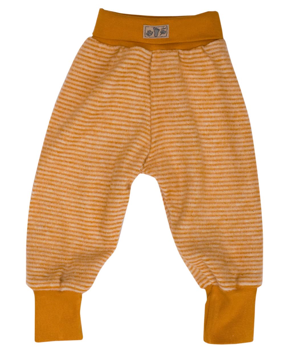 Lilano, Baby Fleece Hose, 100% Wolle (kbT) 74 Curry/Natur, 74 Curry/Natur