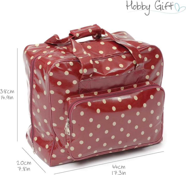 Hobby Gift Nähmaschinentasche, rot, 20 x 43 x 37cm, MRB.003, Rot