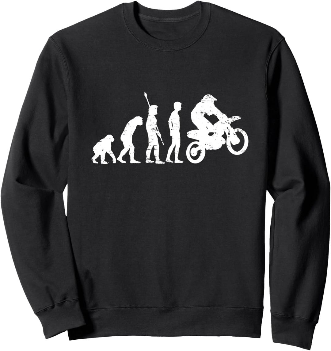 Motocross-Fahrer Motocrossbike Motorrad I Evolution Sweatshirt