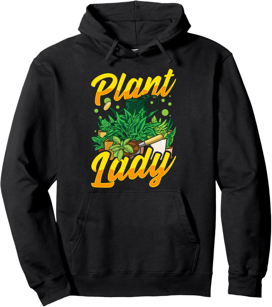 Funny Plant Lady Gardening Pun Gardener Pullover Hoodie