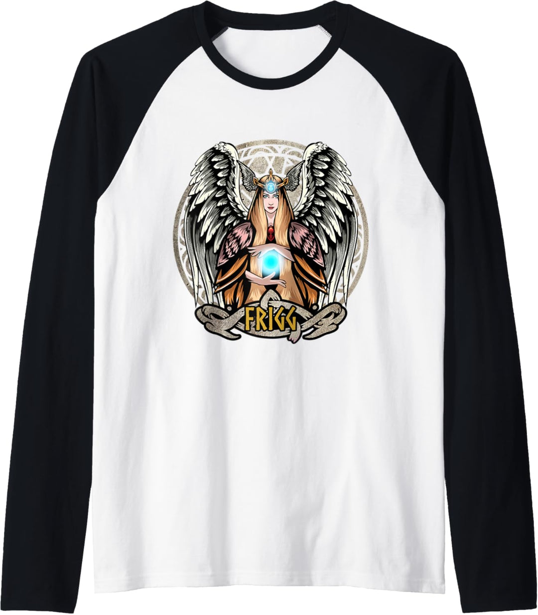 Frigg nordische Mythologie Valhalla Viking Nordic Goddess Raglan