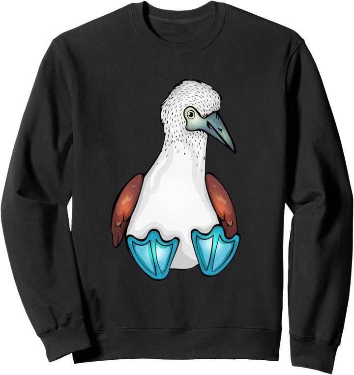 Blue Bobby Süsser Vogel Seevogel Footed Booby Sweatshirt