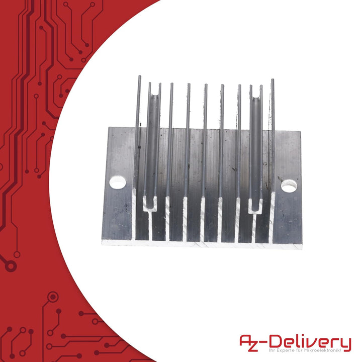 AZDelivery Cooling Kit für Peltier-Elemente – Kühlkörper &amp; Lüfter-Set für thermoelektrische Kühlung