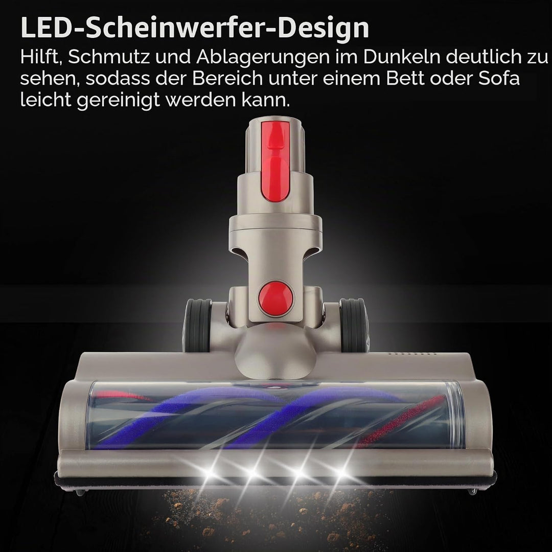 AINUO Motorhead Turbinenbürsten-Reinigungskopf Kompatibel mit Dyson V7 V8 V10 V11 V15 Staubsauger zu