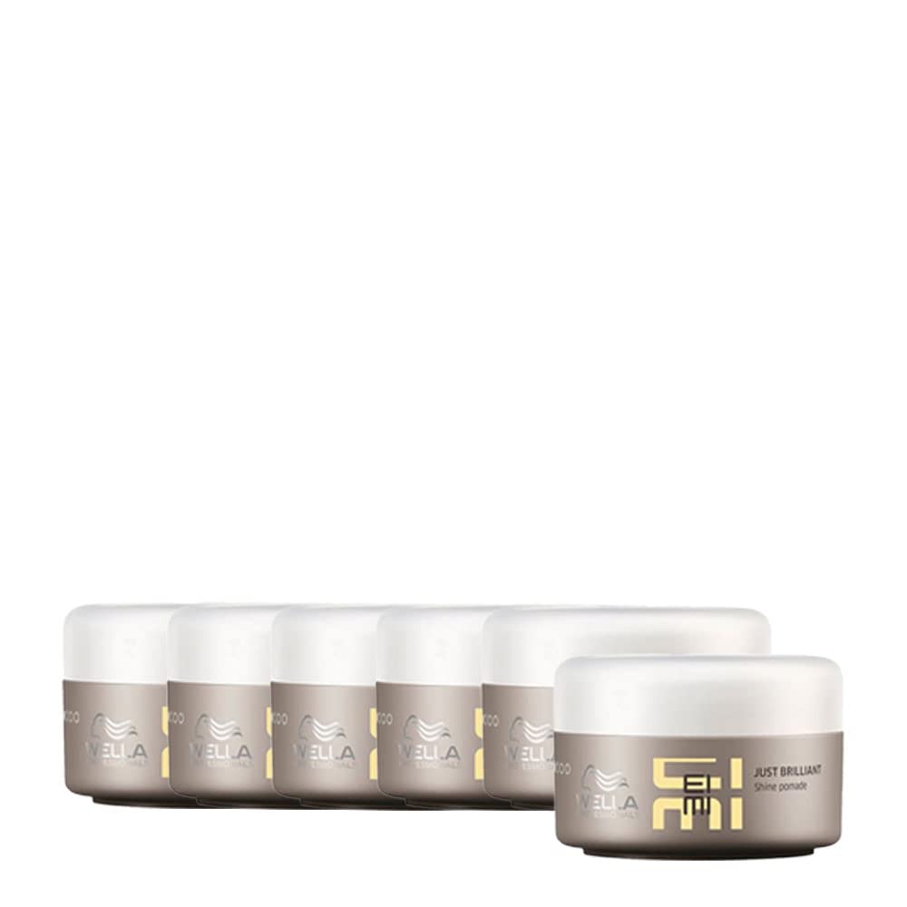 6er Wella EIMI Just Brilliant Glanzpomade 75 ml Unparfümiert 75 ml (6er Pack), Unparfümiert 75 ml (6
