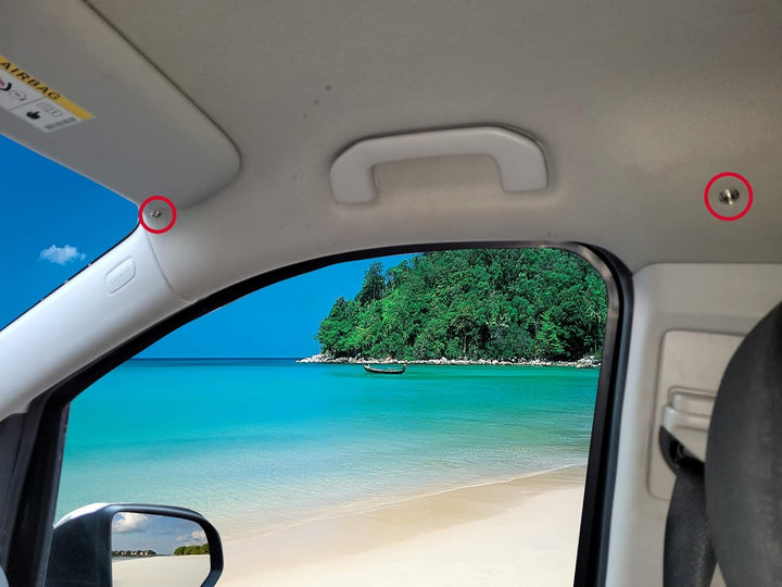 BREMER SITZBEZÜGE Blackout Frontscheibe Gardinen kompatibel mit Opel Vivaro A ab 2001-2014 Sonnensch