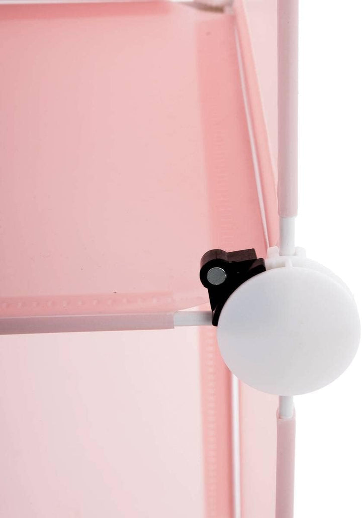 Kinder Aufbewahrungsboxen Colonne - rosa 34 × 139 cm - Rosa - Atmosphera créateur d'intérieur, Rosa