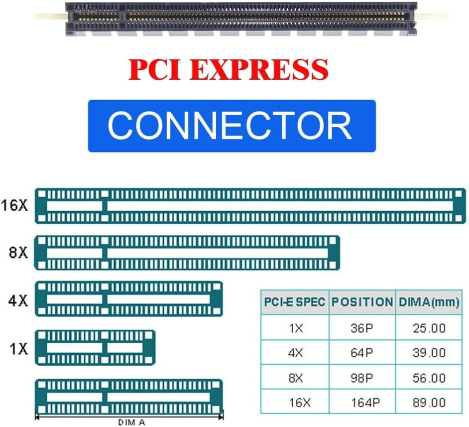 xiwai PCI-E 1X 4X 16X zu IEEE 1394a Firewire 400 Capture Card 6Pin und 4Pin 4 Ports PCI Express Kart