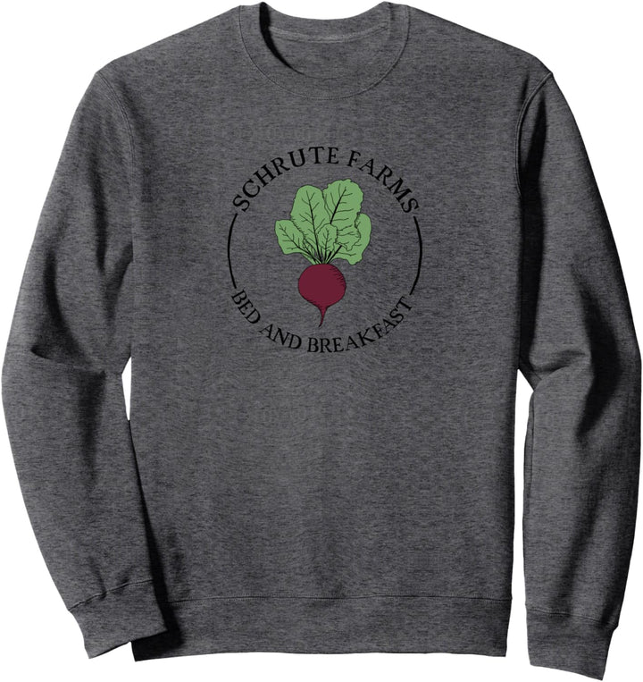 The Office Schrute Bauernhöfe handgezeichnete Rüben Sweatshirt