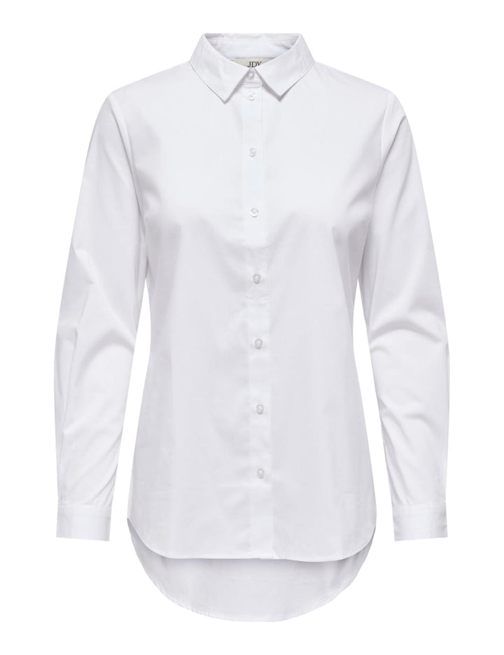 Only&amp;JDY JDY Damen Bluse JDYMIO L/S Shirt WVN NOOS 34 Weiss (White), 34 Weiss (White)