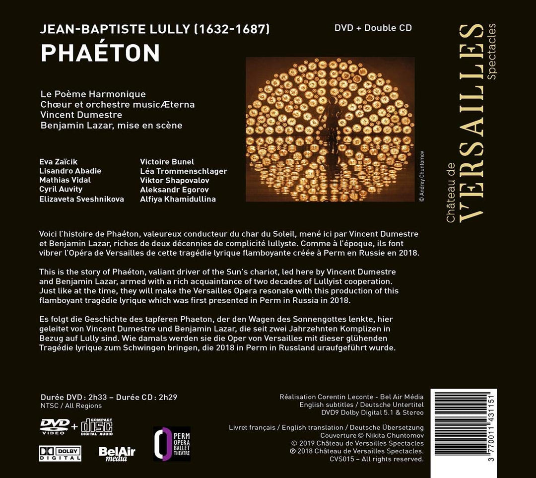 Lully: Phaéton, Audio-CD