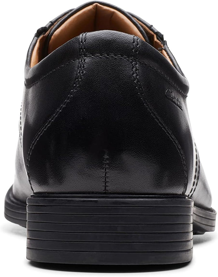 Clarks Whiddon Cap für Herren 39 EU Schwarzes Leder, 39 EU Schwarzes Leder
