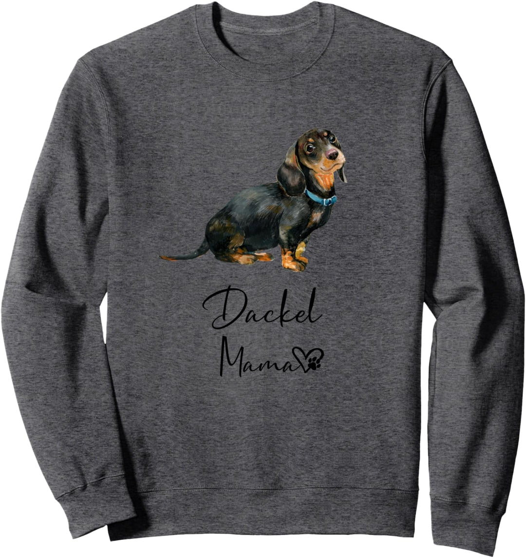 Dackel Mama Hundemama Hund Frauchen Haustier Geschenk Sweatshirt