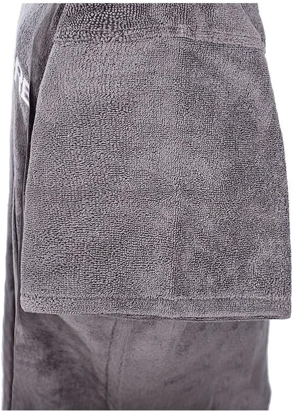 Atlantic Shore | Surf Poncho ☆ Bademantel/Umziehhilfe aus hochwertiger Baumwolle ➤ Grey/Grau