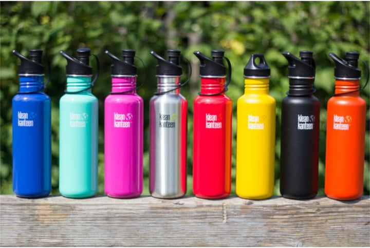 Klean Kanteen Classic Trinkflasche Coastal Waters mit Sport 3.0 800ml/27oz, 800ml
