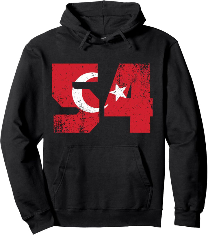 Sakarya 54 Memleket Türkei Fahne Geschenkidee Pullover Hoodie