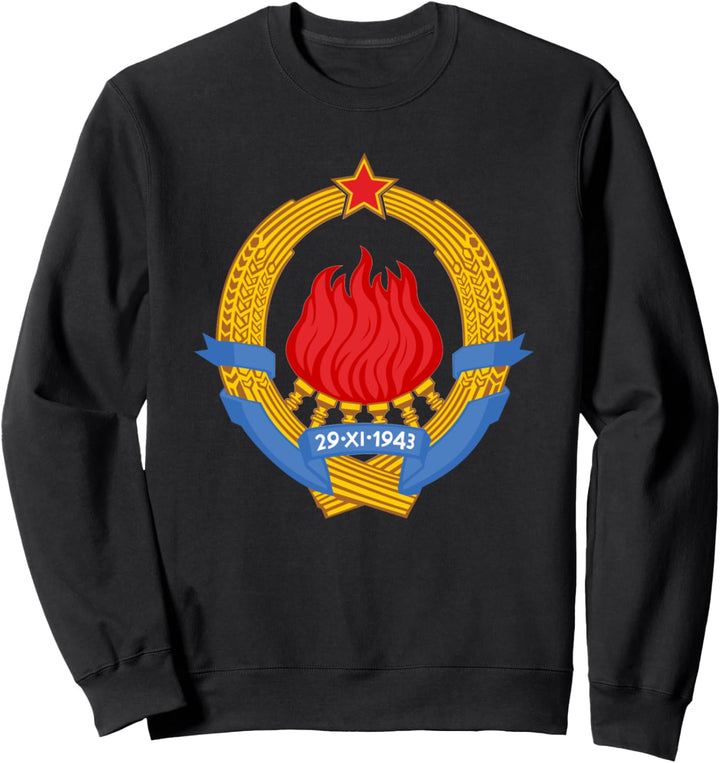 Jugoslavia Yugo Jugoslavija YU Emblem SFRJ Jugo nostalgisch Sweatshirt