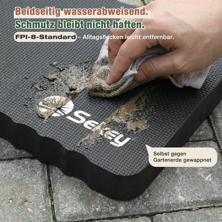 Sekey Kniekissen 1 Stück – 40mm Extra Dick, Kniekissen Garten Arbeit Knie-Matte Sitzunterlage Kniesc