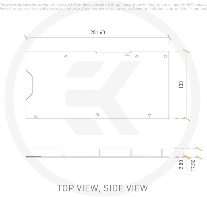 EK QuanVec² RTX 3070 Ti Backpl. NI sr | 3831109862025