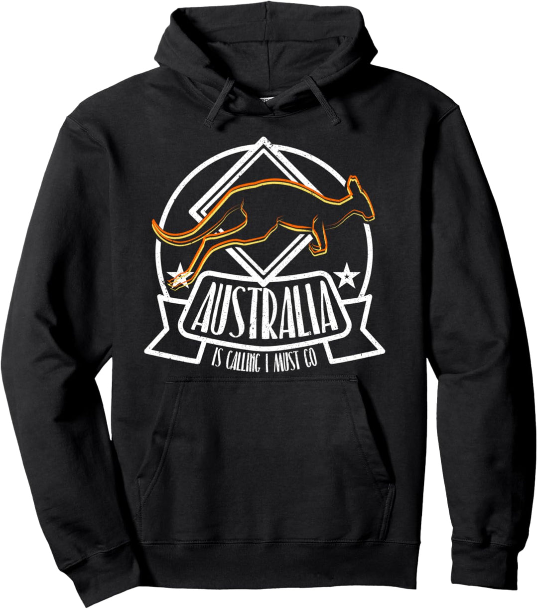 Backpacker Abschiedsgeschenk Auslandsjahr Australien Pullover Hoodie