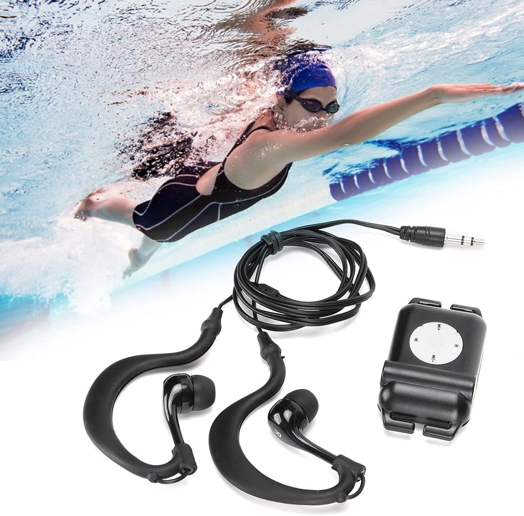 Verbesserter Wasserdichter MP3-Player, IPX8 Wasserdichter MP3-Player Zum Schwimmen und Laufen, Unter