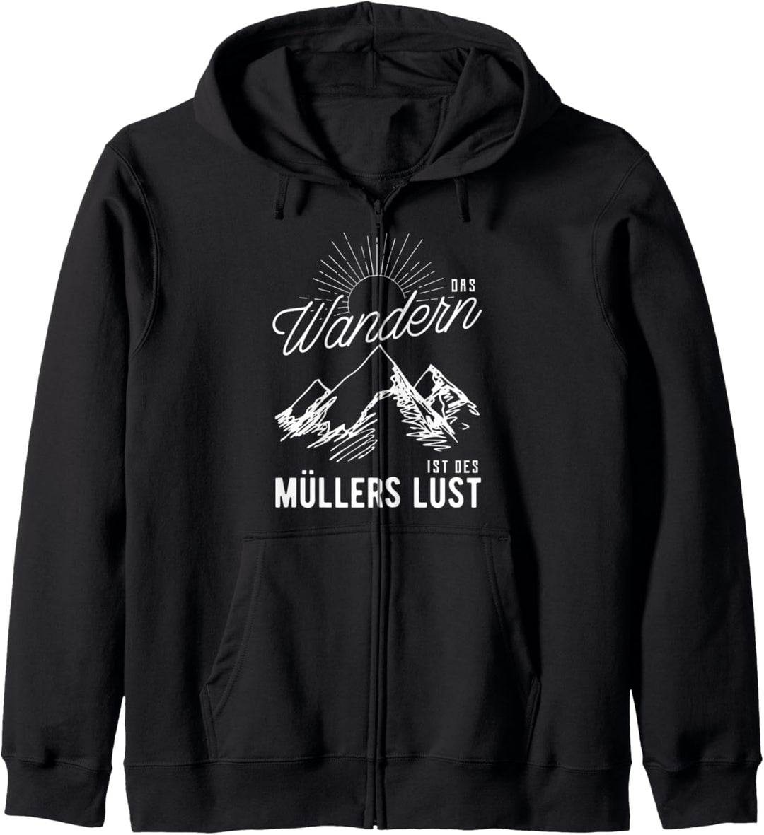 Das Wandern Ist Des Müllers Lust Kapuzenjacke