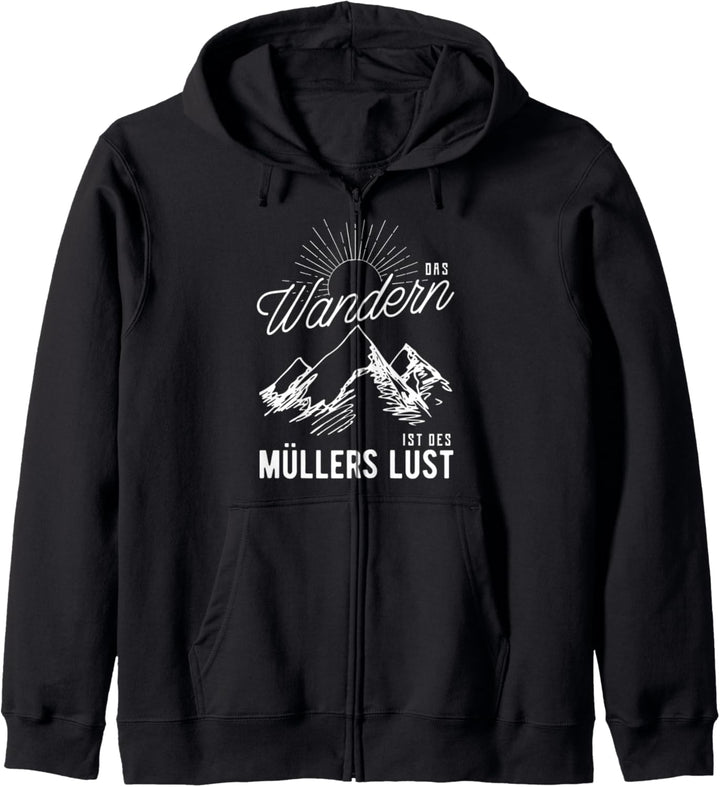 Das Wandern Ist Des Müllers Lust Kapuzenjacke