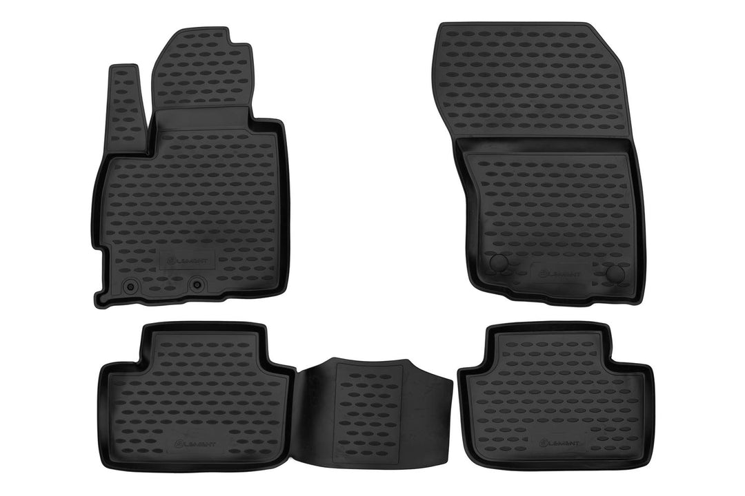 Element Passgenaue Fussmatten Gummimatten für Citroen C4 AIR 2012-2017 4 TLG