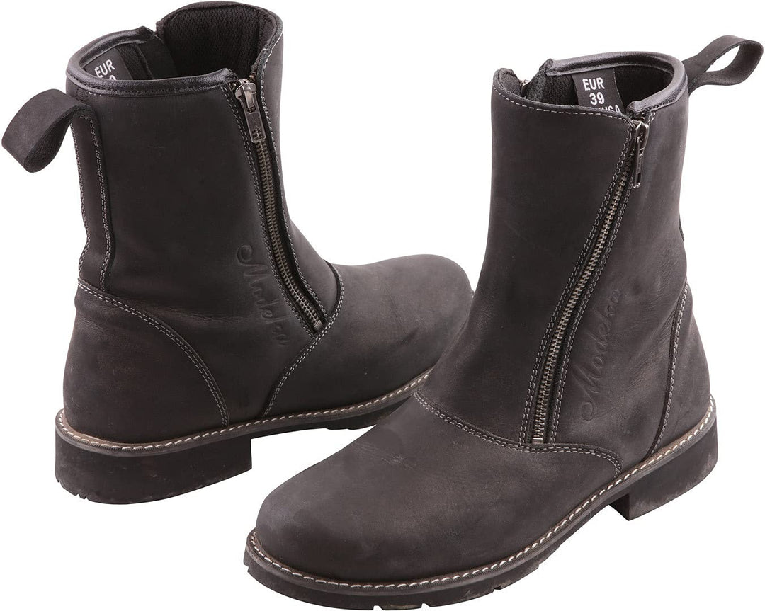 Modeka Kibara Damen Motorradstiefel 38 EU Schwarz, 38 EU Schwarz