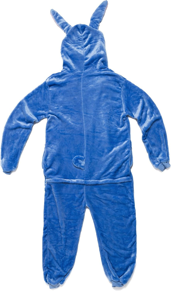 Katara Plüsch Kostüme/Onesies für Erwachsene, (Herren, Damen, Unisex) XL Blauer Stich, XL Blauer Sti