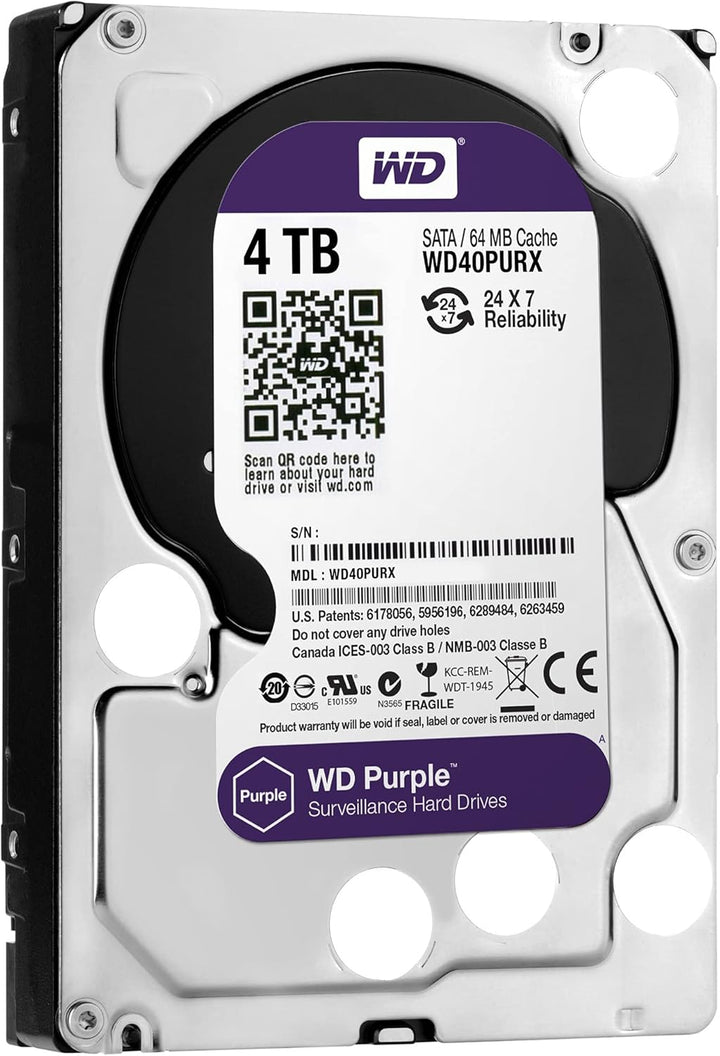 WD Purple 4 TB bulk, 4 TB