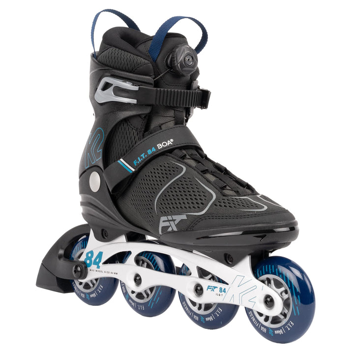 K2 Skates Herren Inline Skates F.I.T. 84 BOA, grey - blue, 30G0615 EU: 47 (UK: 11.5 / US: 12.5) grey