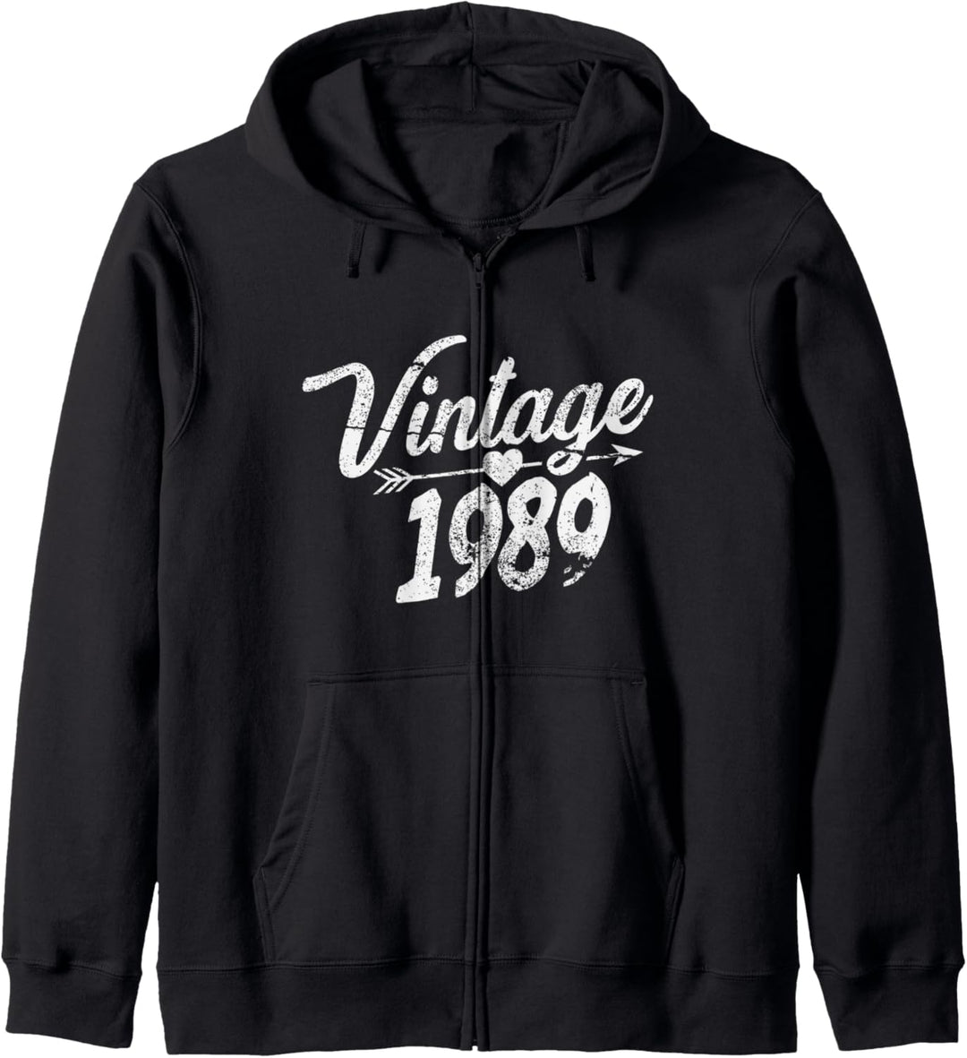 Vintage 1989 Cute Birthday Party Kapuzenjacke