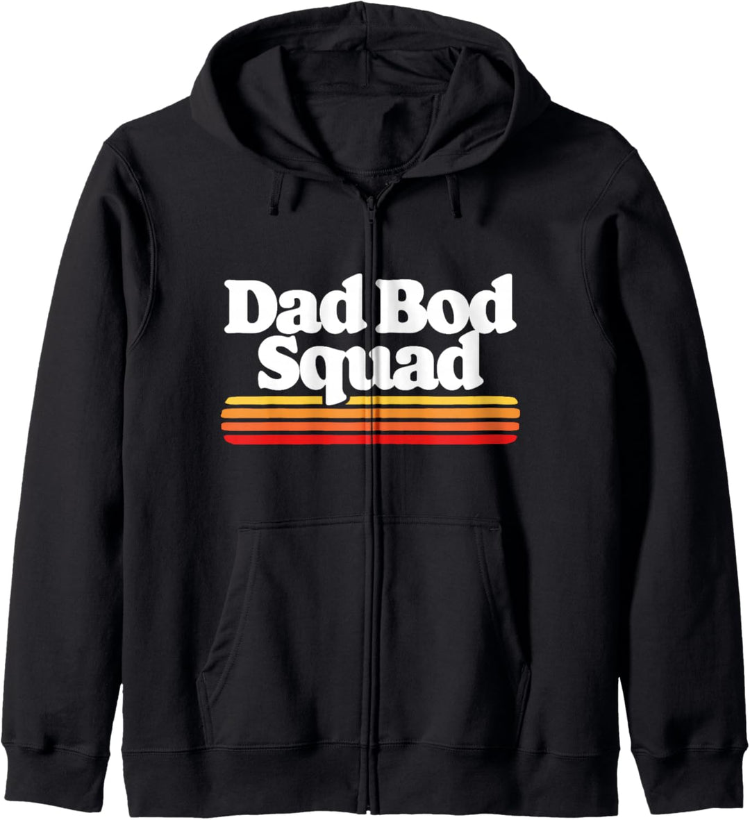 Dad Bod Squad! Funny Posing Fathers Day Vintage Sunset 80s Kapuzenjacke
