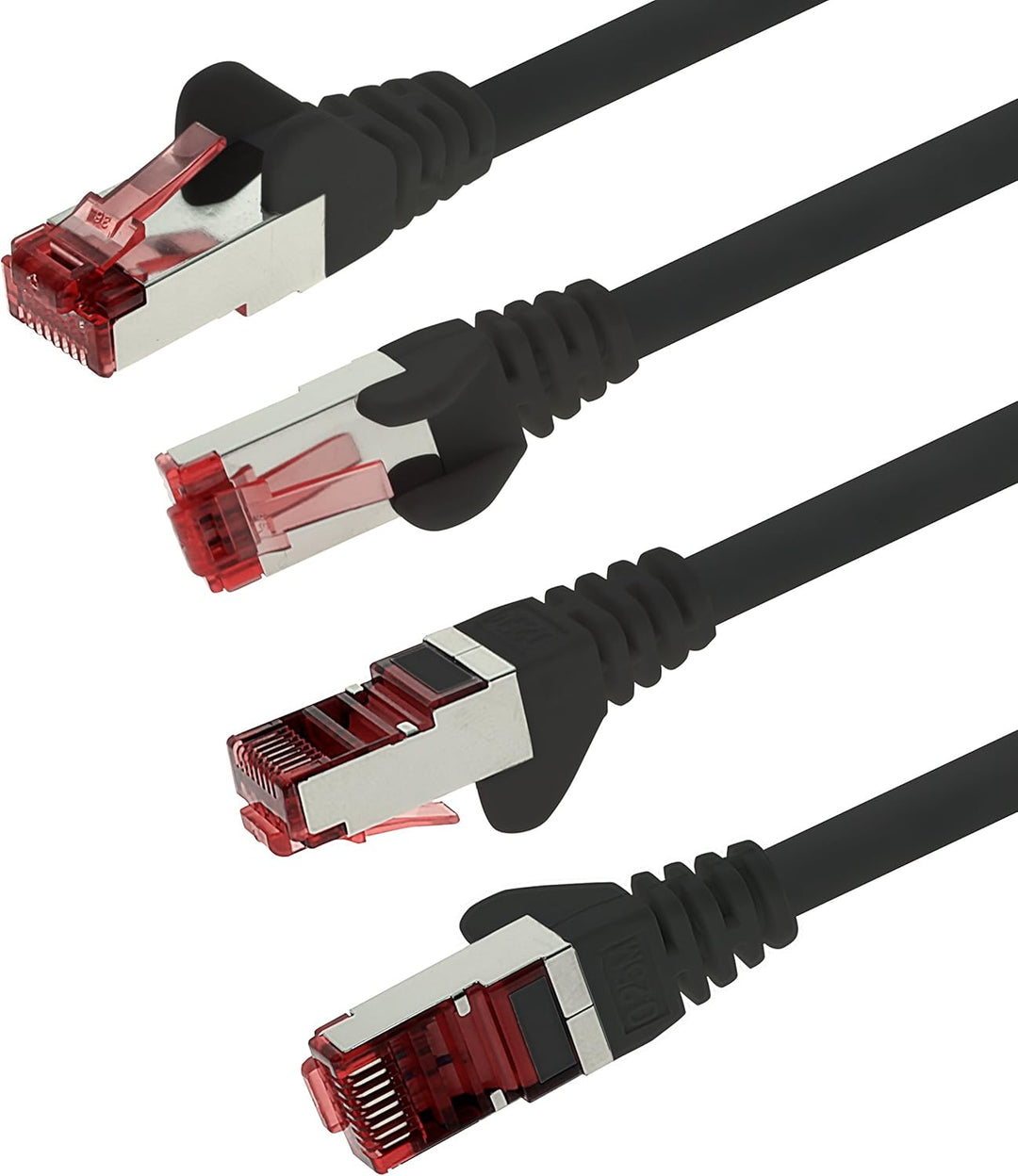 1aTTack.de - 10x 10m CAT6 Patchkabel S/FTP PIMF Schirmung CAT.6 RJ45 Netzwerkkabel Ethernetkabel DSL