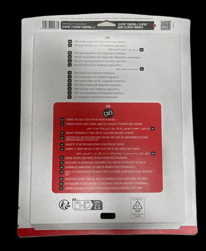 Dichtungsring Clip 8 l/10 l d=253