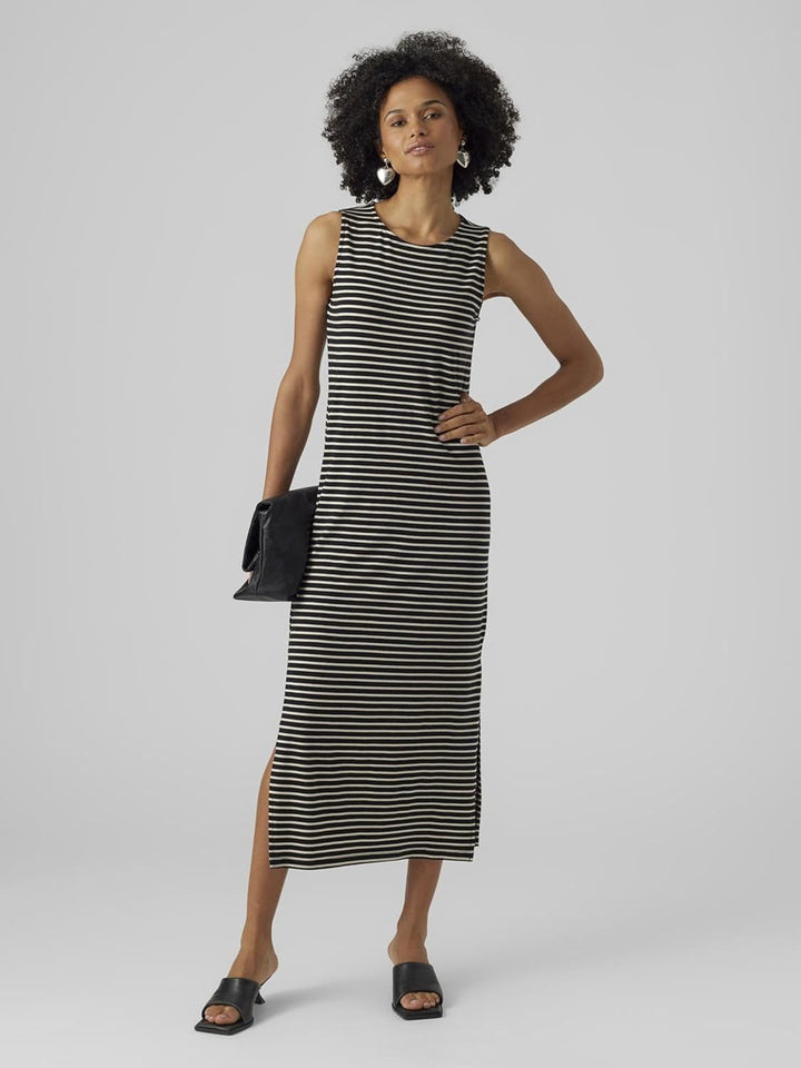 VERO MODA Female Kleid VMFIONA Langes Kleid M Birch, M Birch
