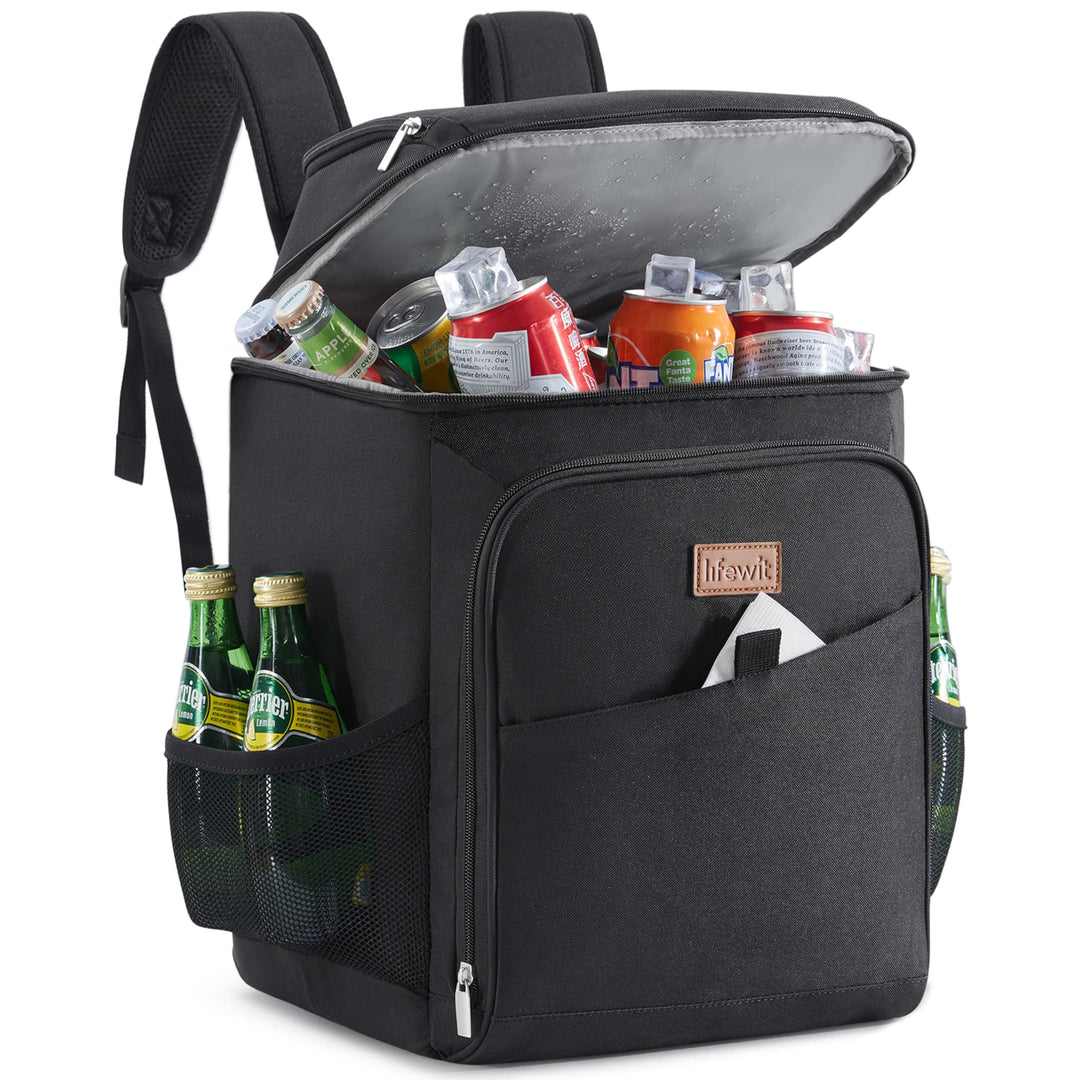 Lifewit 26L, 34 Dosen, isolierte Kühltasche, Grosse kühlrucksack, auslaufsichere tragbare Lunchtasch